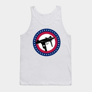 Irreverent Collection: Toy Gun - American Flag Tank Top